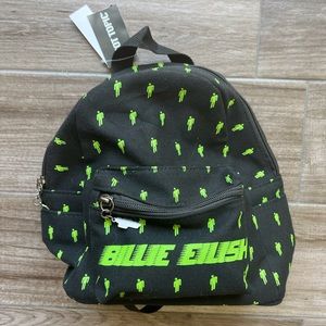 Black and green Billie Eilish mini backpack